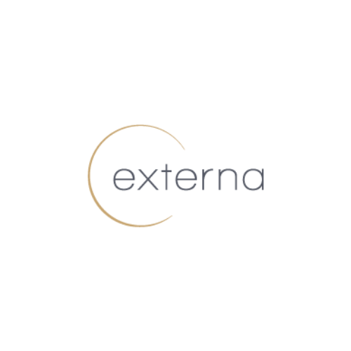 Le logo d'extrana sur fond blanc.